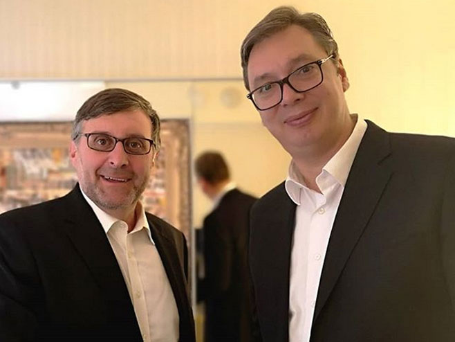 Metju Palmer i Aleksandar Vučić (Foto:Instagram) - 