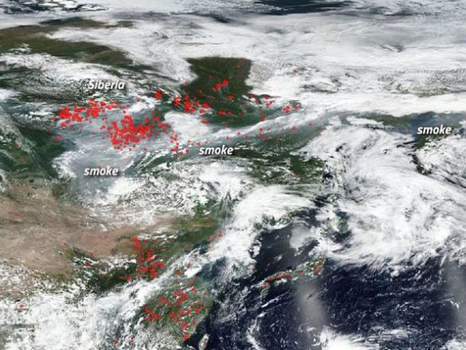 Požari u Sibiru i Arktiku (Foto: NASA) - 