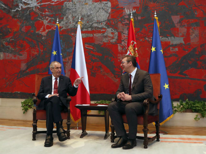 Vučić i Zeman - Foto: AP