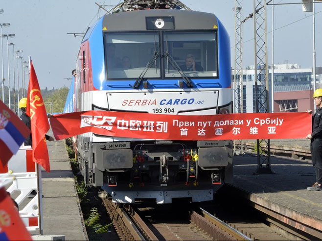 Stigao prvi voz iz Kine (foto:Rade Prelić/Tanjug) - 