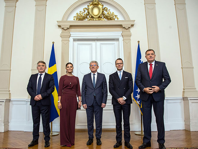 Članovi Predsjedništva primili princezu Švedske - Foto: SRNA