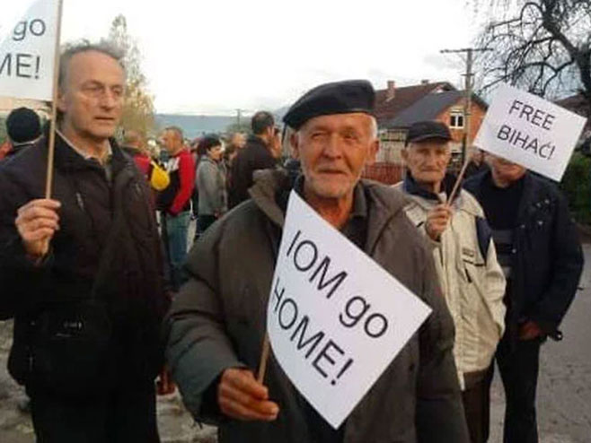 Protest građana Bihaća - Foto: klix.ba