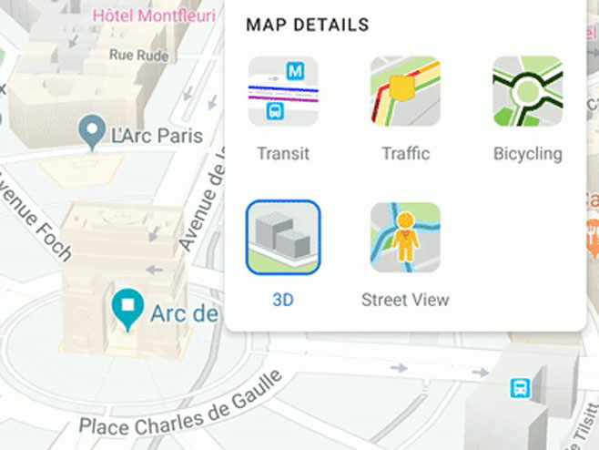 Gugl mapa 3D (Foto: bgr.com) - 