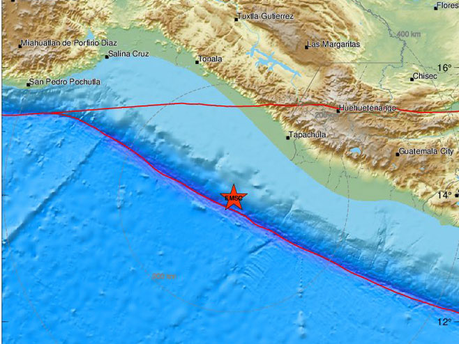 Zemljotres u Meksiku (Foto: www.emsc-csem.org) - 