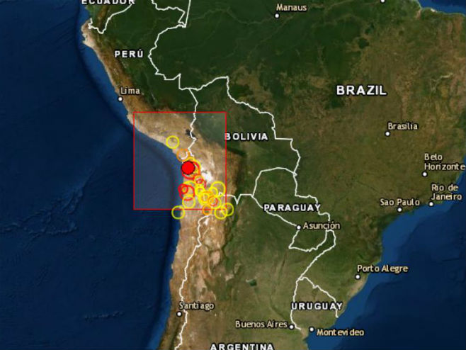 Zemljotres u Čileu  (Foto: EMSC) - 