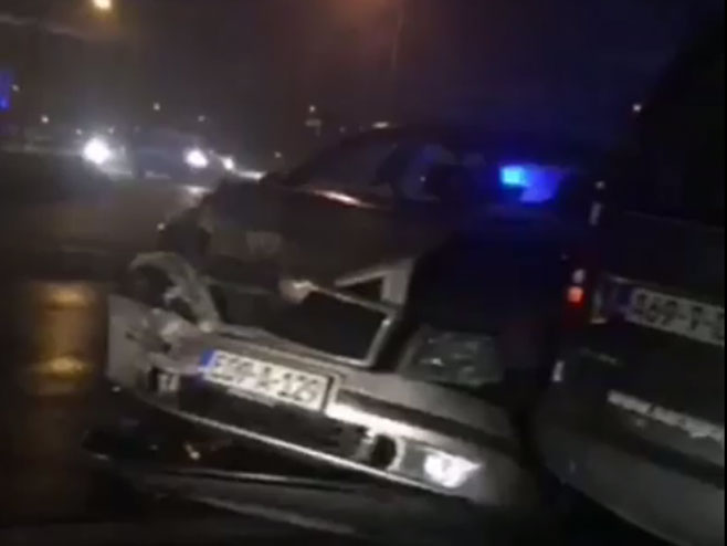 Sudar više vozila kod Prijedorske petlje - Foto: Screenshot/YouTube