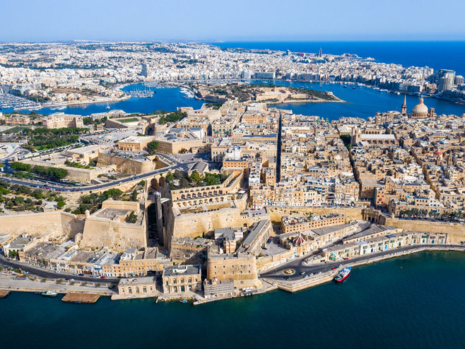 Valeta, Malta (Foto: Drone View of Valletta Malta) - 