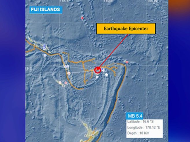 Zemljotres na ostrvu Fidži - Foto: ilustracija