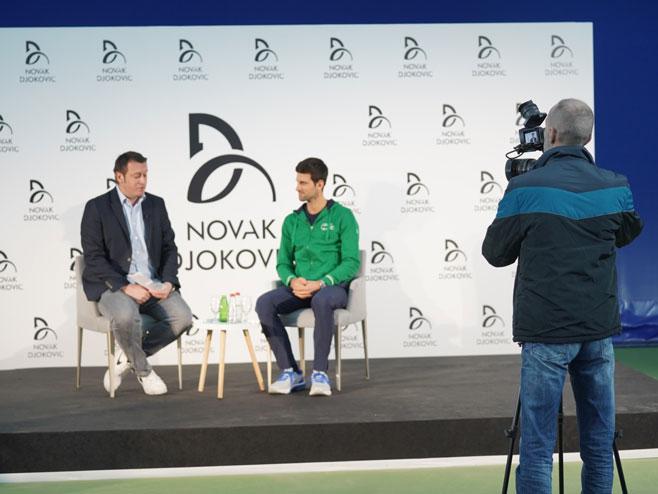 Novak Đoković, intervju za RTRS - Foto: RTRS