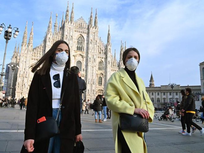 Italija - Virus korona - Foto: AFP