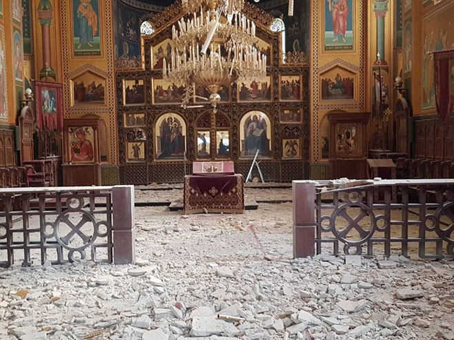 Oštećen Saborni hram Preobraženja Gospodnjeg u Zagrebu od zemljotresa - 