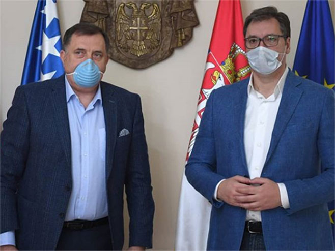 Milorad Dodik i Aleksandar Vučić (Foto: instagram.com/buducnostsrbijeav) - 