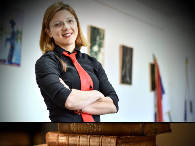 Predsjednik Kluba istoričara "Posavina" Maja Vidović.. - Foto: SRNA