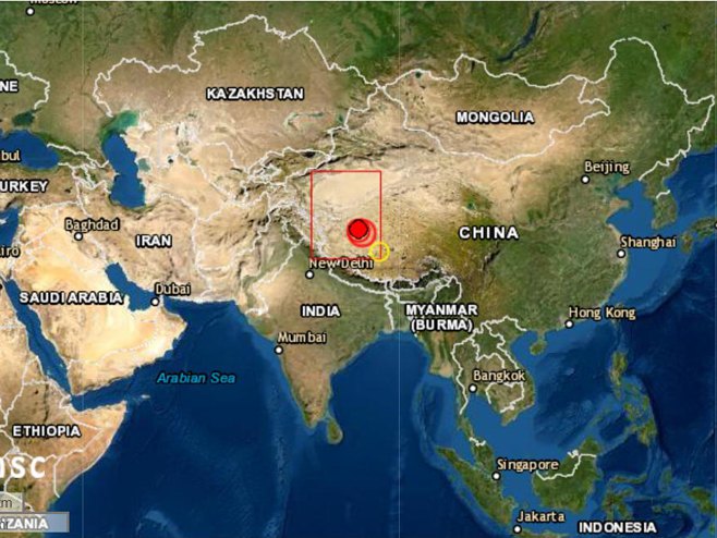 Zemljotres u Kini - Foto: Screenshot