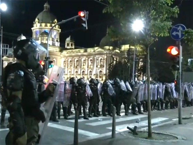 Beograd - protesti - Foto: Screenshot