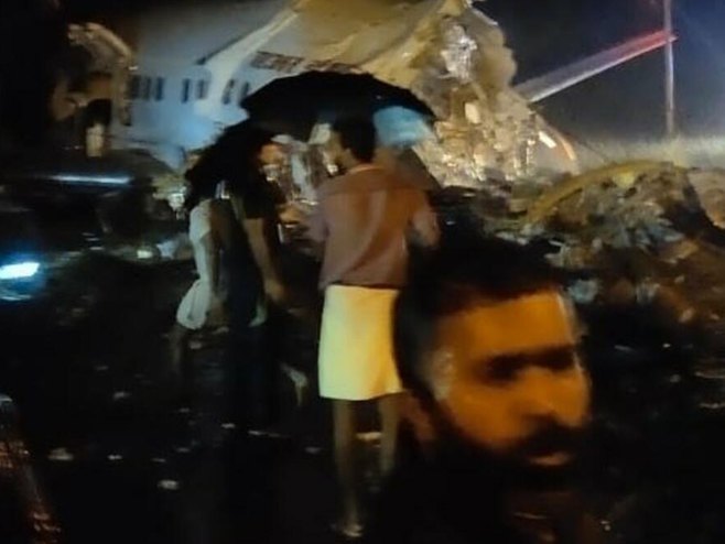 Indija - srušio se avion - Foto: Twitter