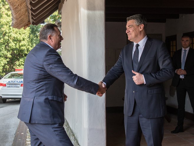 Milorad Dodik i Zoran Milanović - Foto: SRNA