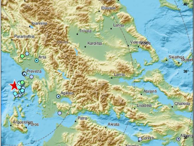 Zemljotres u Grčkoj, Foto: EMSC Twitter - 