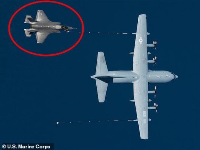 Sudar bombardera F-35B sudario se sa tankerom - Foto: ilustracija