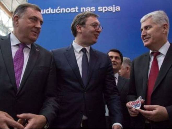 Dodik, Vučić i Čović - Foto: nezavisne novine