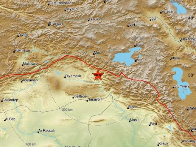 Zemljotres u Turskoj (foto: EMSC) - 