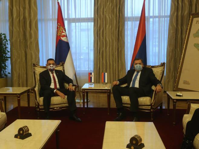Milorad Dodik i Aleksandar Vulin - Foto: SRNA