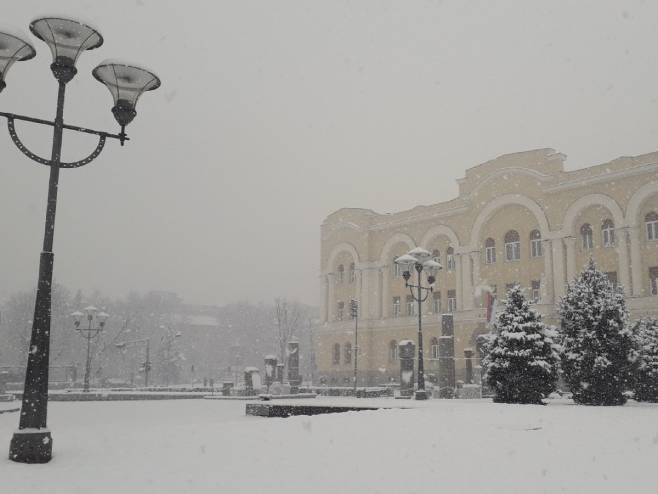 Banjaluka pod snijegom - Foto: RTRS