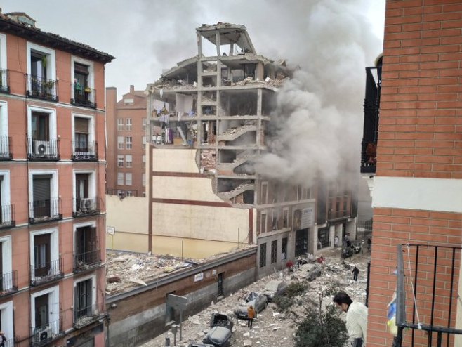 Eksplozija u Madridu - Foto: Twitter