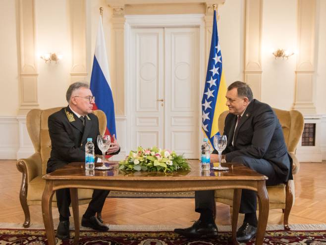 Igor Kalabuhov i Milorad Dodik - Foto: www.predsjednistvobih.ba