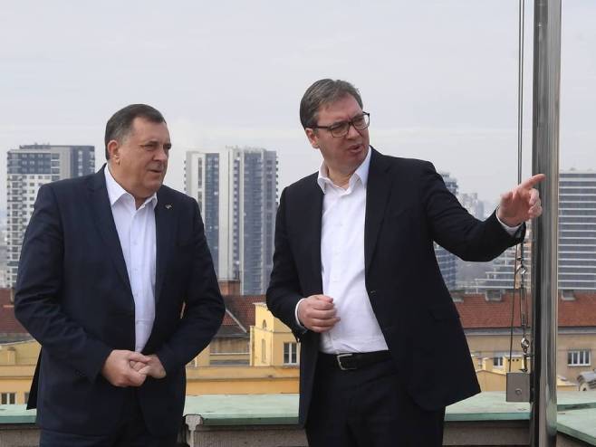 Milorad Dodik i Aleksandar Vučić (foto: instagram) - 