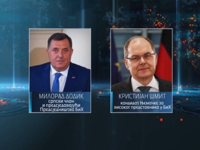 Dodik i Šmit - Foto: RTRS