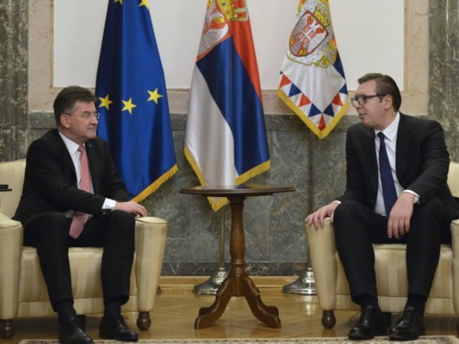Aleksandar Vučić i Miroslav Lajčak (Foto: TANJUG/ RADE PRELIC/ bg) - 