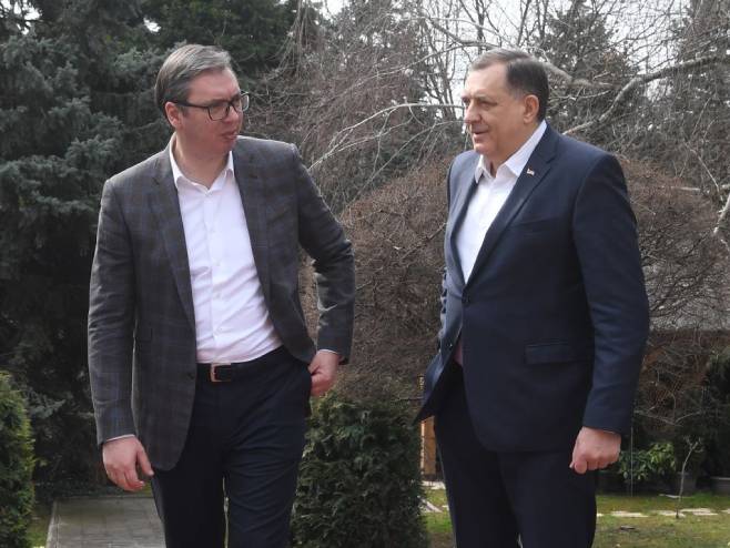 Aleksandar Vučić i Milorad Dodik (Foto: predsednik.rs) - 