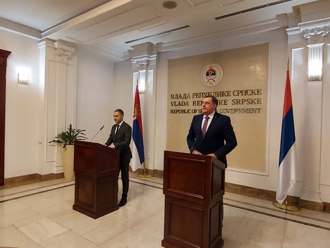Dodik i Stefanović konferencija za novinare - 