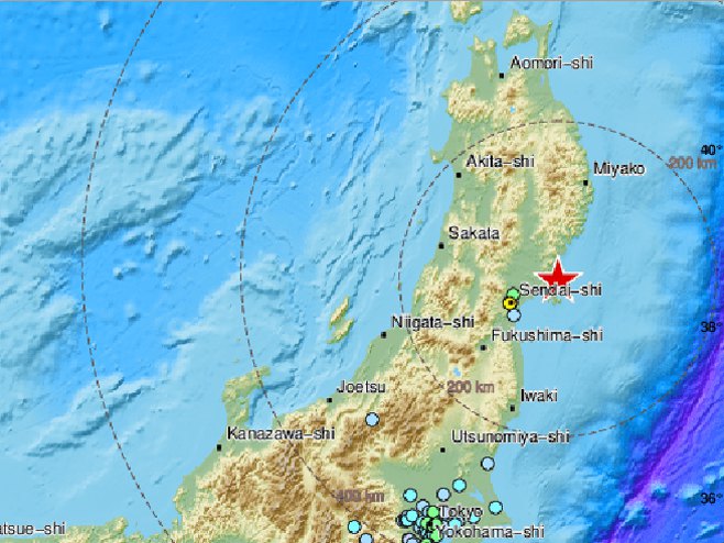 Јapan zemljotres (foto:EMSC) - 