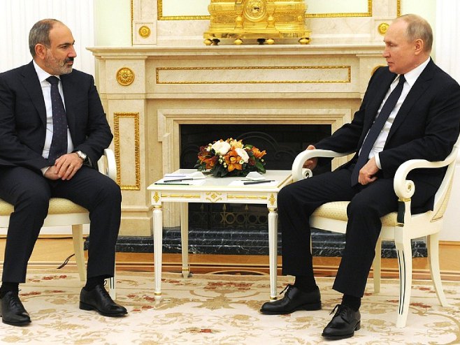 Sastanak Putina i  Pašinjana (foto: kremlin.ru) - 