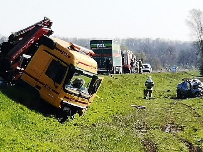 Saobraćajna nesreća u Bjelovar (foto:Ivan Karačony/Bjelovar.live) - 