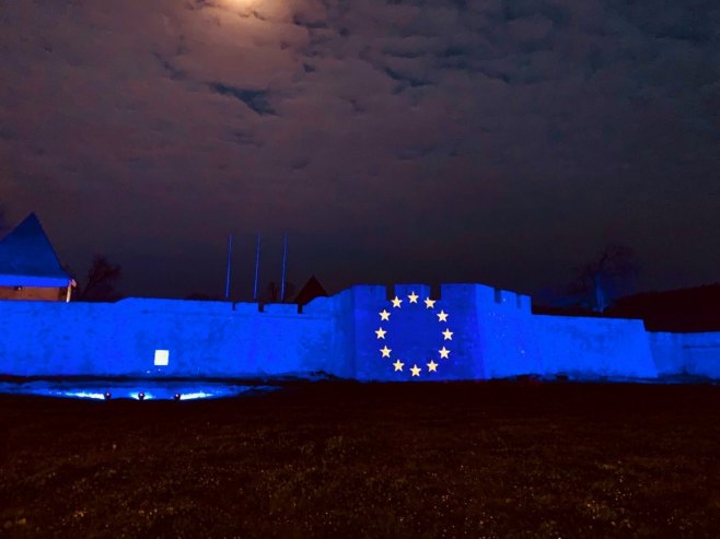 EU zastava u Banjaluci - Foto: Ustupljena fotografija