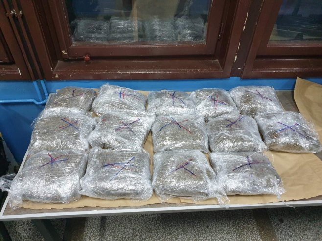 Crnogorska policija pronašla 40 kilograma marihuane - Foto: SRNA