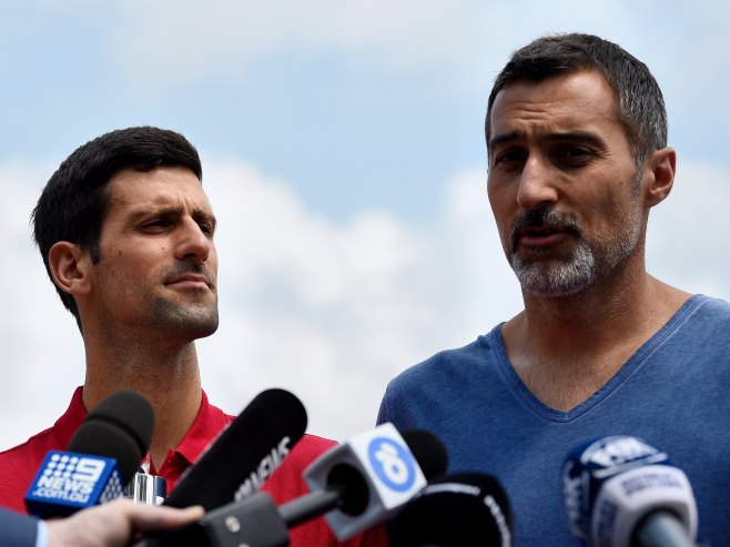 Novak Đoković i Nenad Zimonjić (Foto: EPA-EFE/BIANCA DE MARCHI) - 