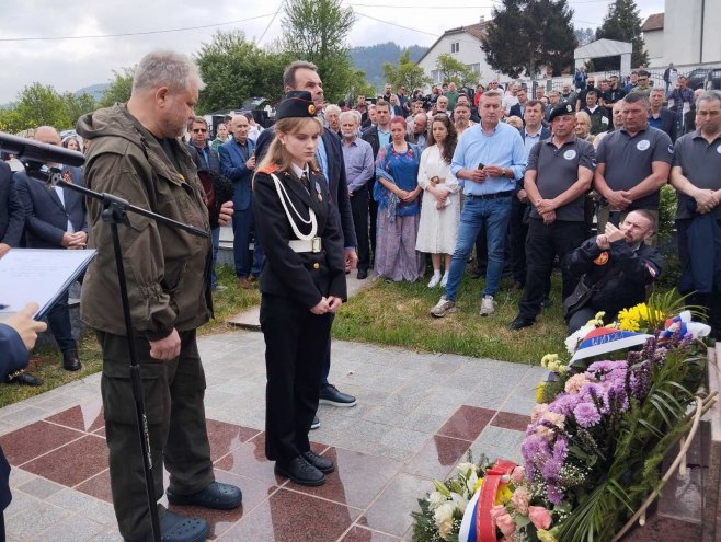 Obilježavanje Dana ruskih boraca, Višegrad - Foto: RTRS