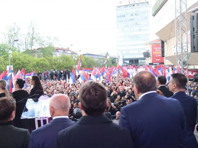 Kojić: Slobodarski srpski narod podigao glas protiv nepravde i pritisaka (VIDEO)