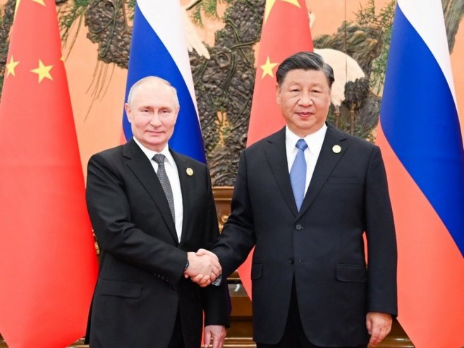 Vladimir Putin i Ksi Đinping (foto: arhiva/EPA-EFE/XINHUA / ZHANG LING CHINA OUT / UK AND IRELAND OUT) - 