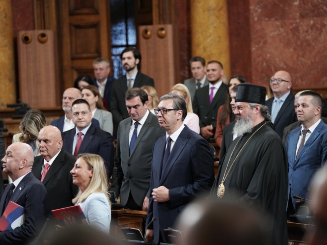 Vučić prisustvovao polaganju zakletve nove Vlade (Foto: Tanjug/Strahinja Aćimović) - 