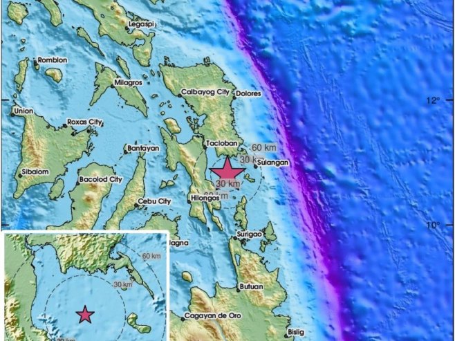 Јak zemljotres pogodio Filipine