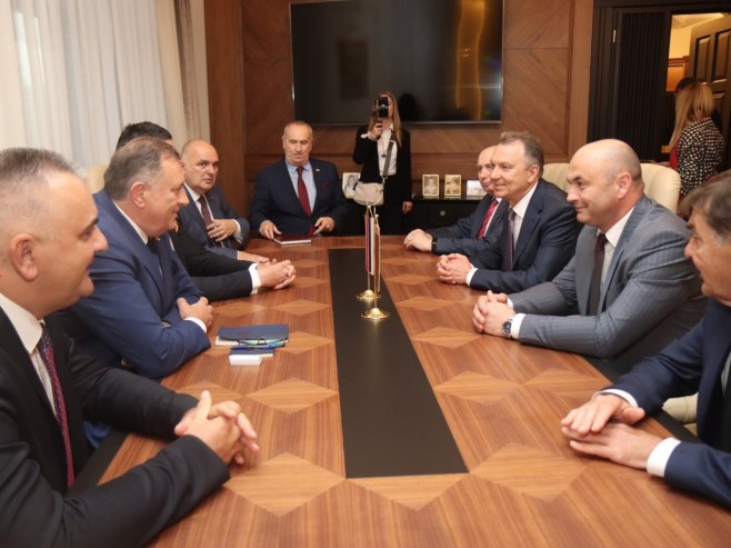 Dodik i Rogožnik: Odnosi Srpske i Bjelorusije biće dodatno unaprijeđeni (FOTO)