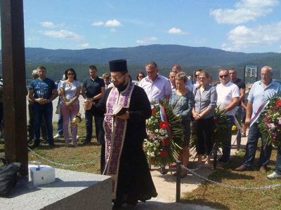 Parastos povodom stradanja i progona Srba u akciji "Oluja", Drvar