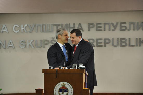 Predsjednik Srbije Boris Tadić i predsjednik RS Milorad Dodik 
