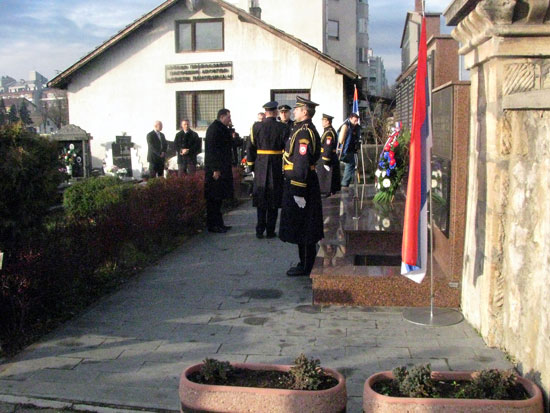 Polaganje vijenaca na Spomenik palim borcima Odbrambeno-otadžbinskog rata u Banjaluci...