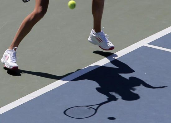 Ana Ivanović na terenu WTA turnira u Јapanu
